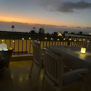 Apartment Ocean View Teneriffa Süd, Gigantes, Komplex Tamara, Fewo, 2sz, 2db, Meerblick, Große Sonnenterrasse, Acantilado de los Gigantes